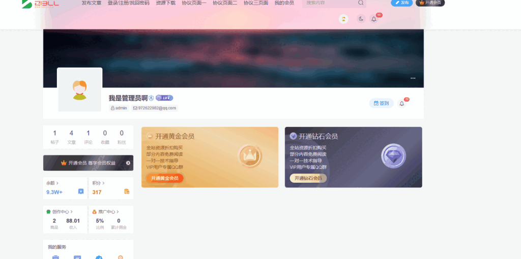 [子比主题美化]开通会员后自动添加认证标识-蛙言小栈