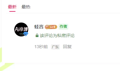 子比主题美化 – 评论区增加设置私密评论功能-蛙言小栈