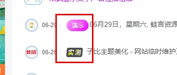 子比主题美化 – 文章标题添加自定义前缀图片或文字-蛙言小栈